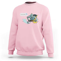 Funny I Am Not A Robot Sweatshirt Captcha Bot Login Programmer Computer - Wonder Print Shop