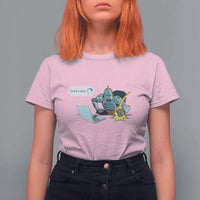 Funny I Am Not A Robot T Shirt For Women Captcha Bot Login Programmer Computer - Wonder Print Shop
