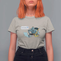 Funny I Am Not A Robot T Shirt For Women Captcha Bot Login Programmer Computer - Wonder Print Shop