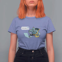 Funny I Am Not A Robot T Shirt For Women Captcha Bot Login Programmer Computer - Wonder Print Shop