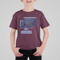 Funny Programmer T Shirt For Kid Roses Are Red Violets Are Blue Unexpected On Line 32 - Wonder Print Shop