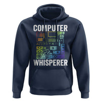 Computer Technician Hoodie Computer Whisperer IT Tech Support Devices - Wonder Print Shop