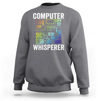 Computer Technician Sweatshirt Computer Whisperer IT Tech Support Devices - Wonder Print Shop