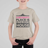 A Woman's Place Is In The White House T Shirt For Kid President Quote 2024 - Wonder Print Shop