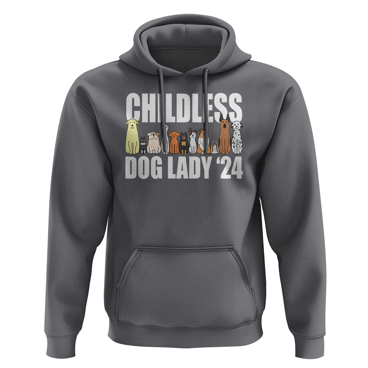 Childless Dog Lady 24 Hoodie Harris For President Puppy - Wonder Print Shop