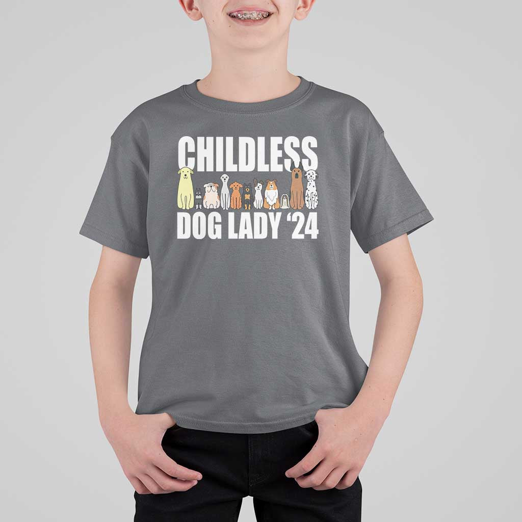 Childless Dog Lady 24 T Shirt For Kid Harris For President Puppy - Wonder Print Shop