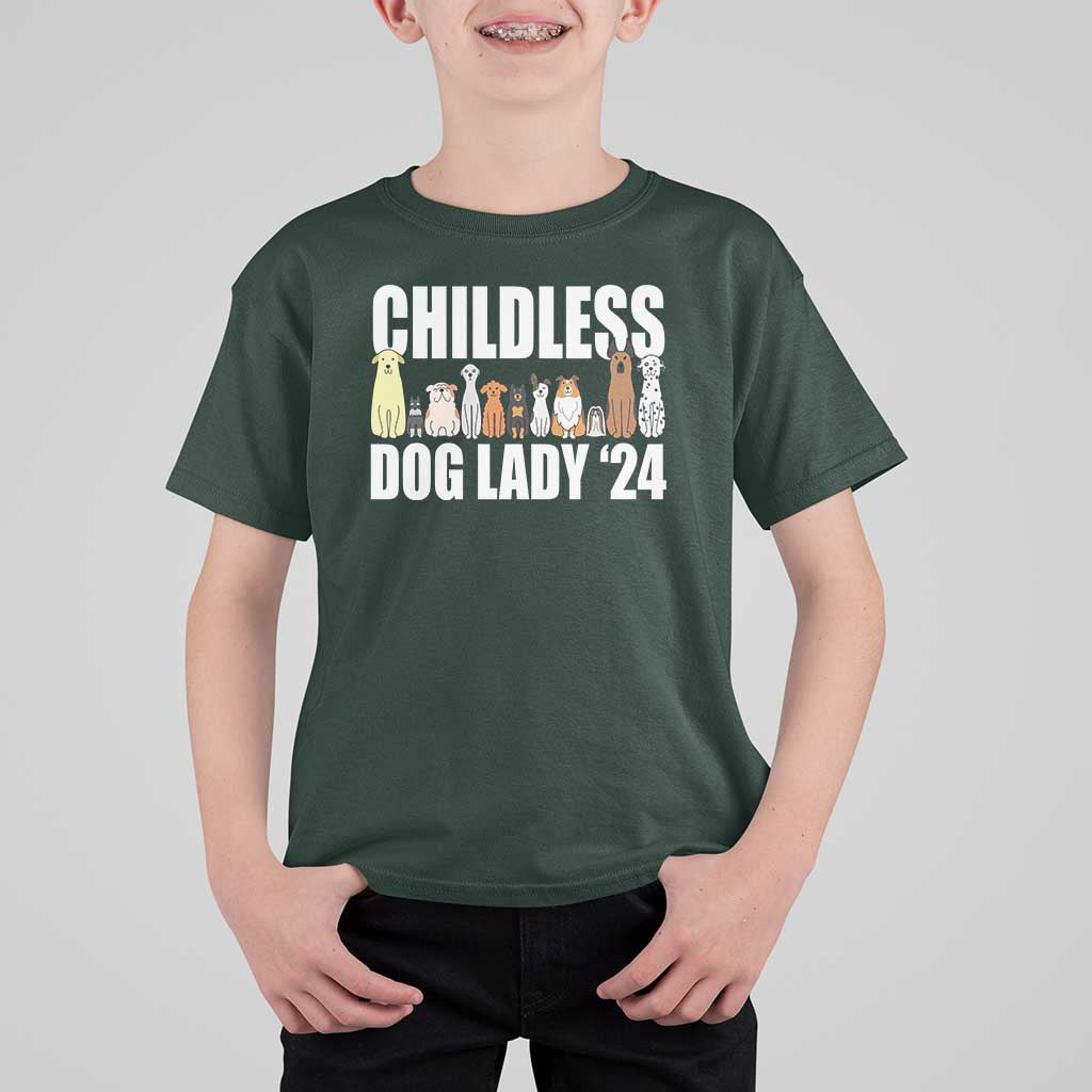 Childless Dog Lady 24 T Shirt For Kid Harris For President Puppy - Wonder Print Shop
