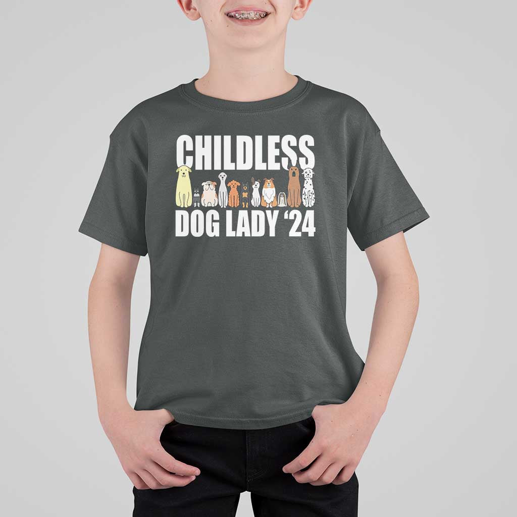Childless Dog Lady 24 T Shirt For Kid Harris For President Puppy - Wonder Print Shop