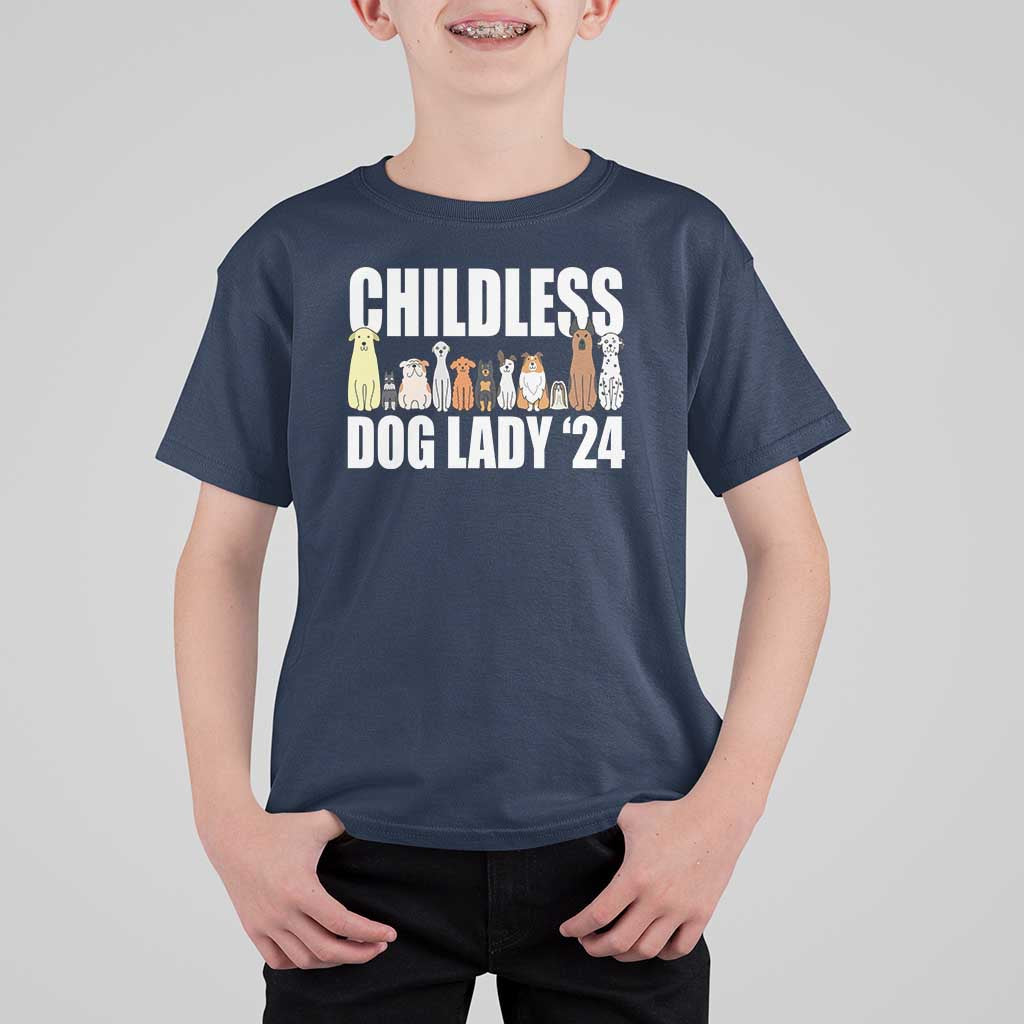 Childless Dog Lady 24 T Shirt For Kid Harris For President Puppy - Wonder Print Shop