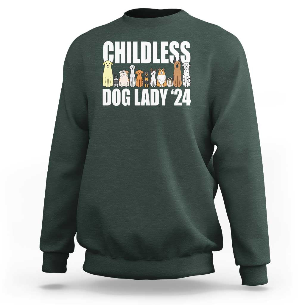 Childless Dog Lady 24 Sweatshirt Harris For President Puppy - Wonder Print Shop