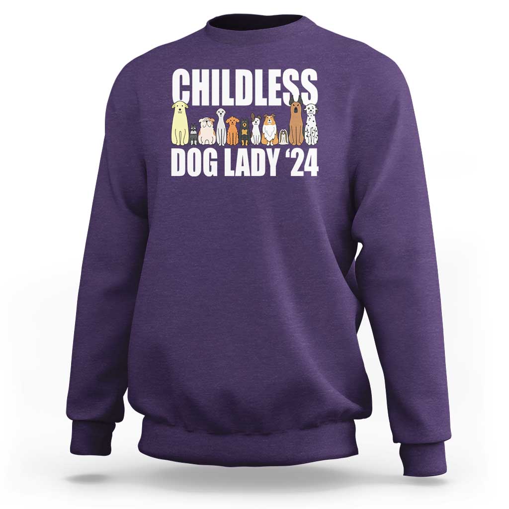 Childless Dog Lady 24 Sweatshirt Harris For President Puppy - Wonder Print Shop
