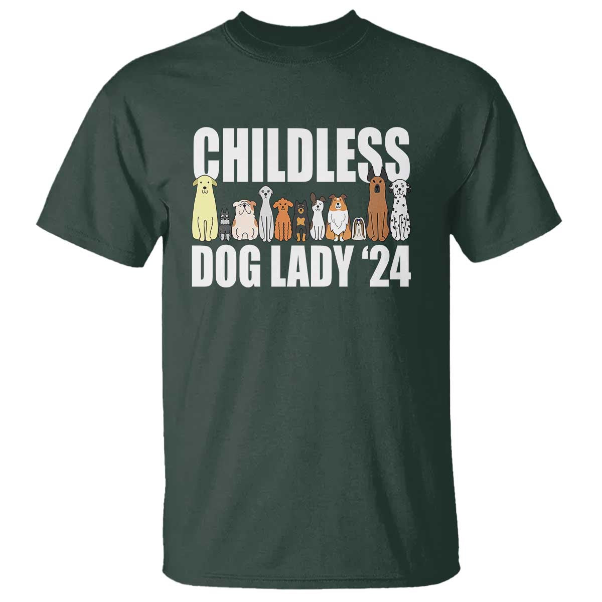 Childless Dog Lady 24 T Shirt Harris For President Puppy - Wonder Print Shop