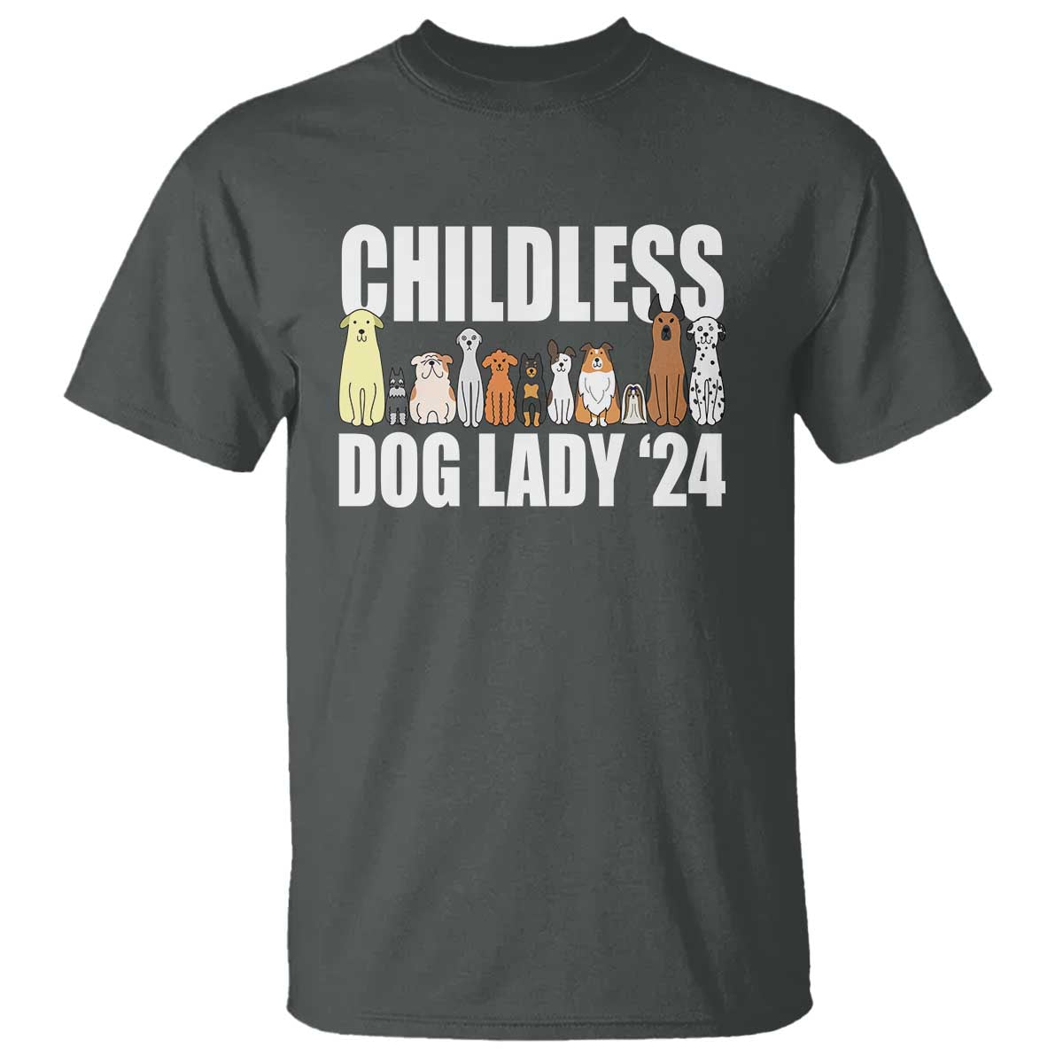 Childless Dog Lady 24 T Shirt Harris For President Puppy - Wonder Print Shop