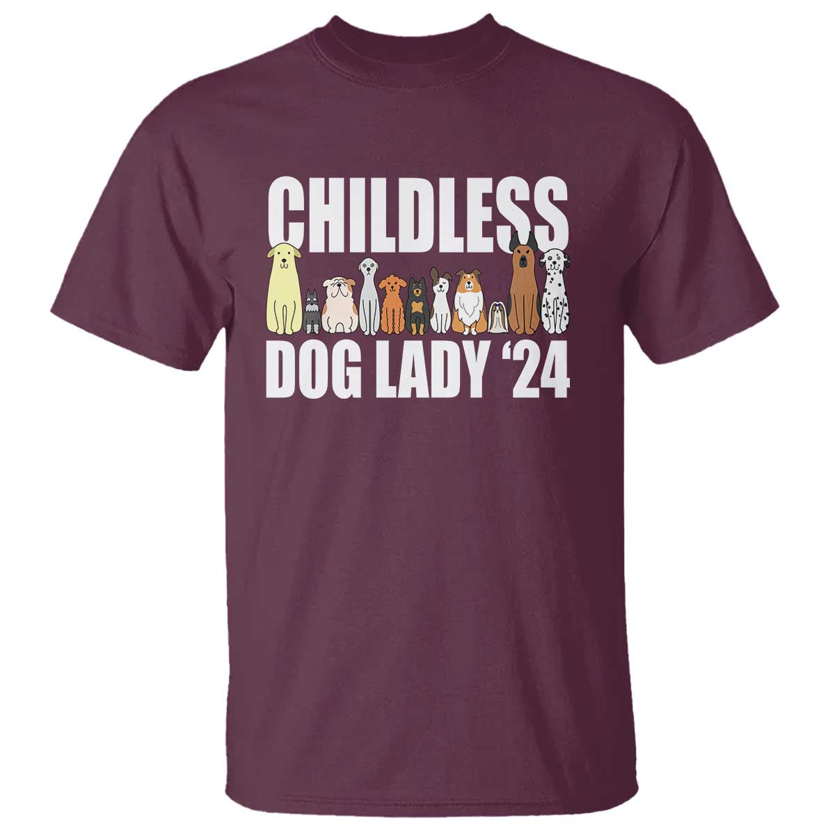 Childless Dog Lady 24 T Shirt Harris For President Puppy - Wonder Print Shop