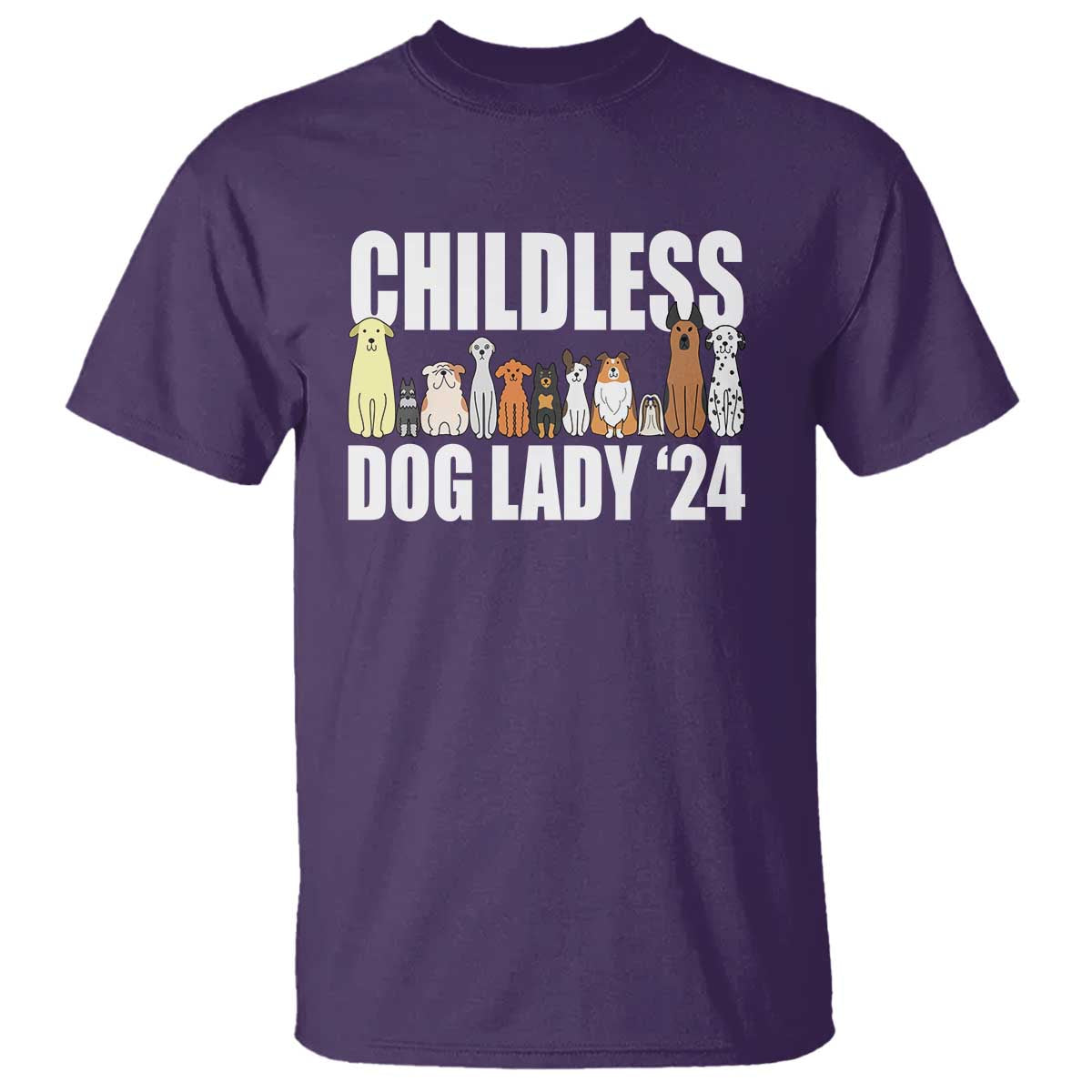 Childless Dog Lady 24 T Shirt Harris For President Puppy - Wonder Print Shop