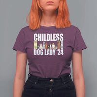 Childless Dog Lady 24 T Shirt For Women Harris For President Puppy - Wonder Print Shop