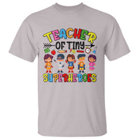 Kindergarten Preschool Teacher T Shirt Teacher of Tiny Superheroes Back To School - Wonder Print Shop