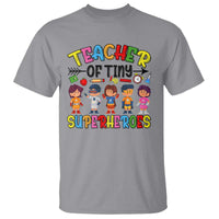Kindergarten Preschool Teacher T Shirt Teacher of Tiny Superheroes Back To School - Wonder Print Shop