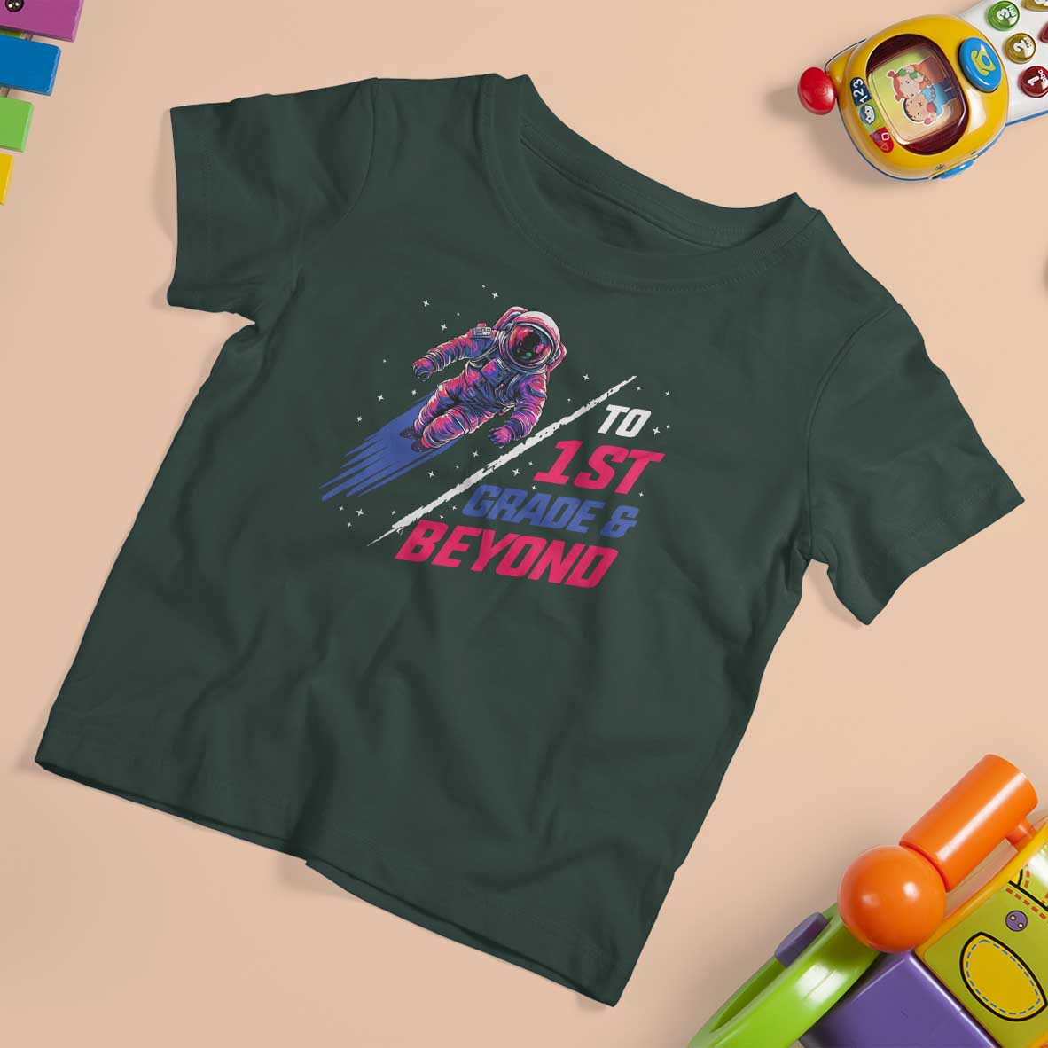 Back To School Space T Shirt For Kid To First Grade And Beyond Astronaut - Wonder Print Shop