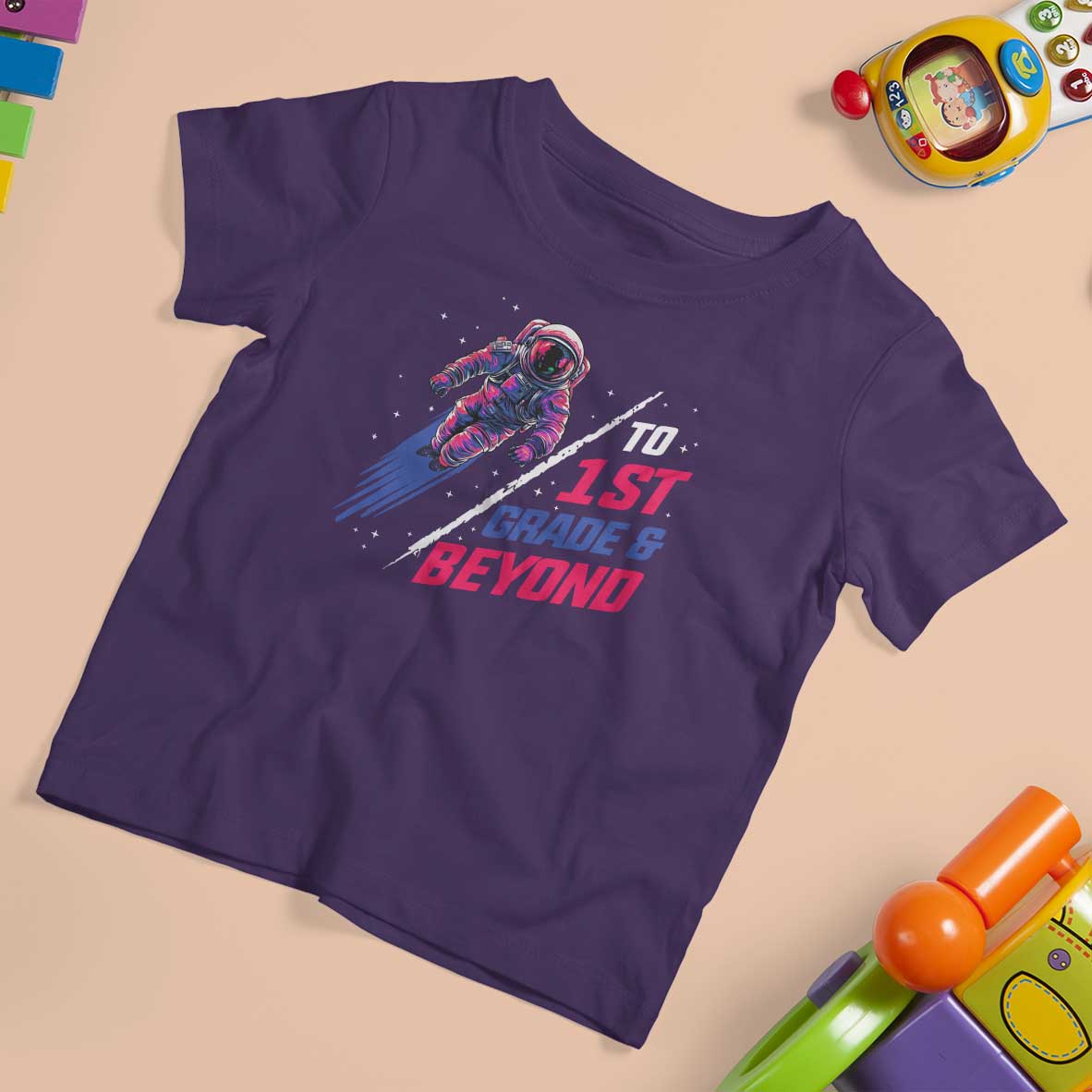 Back To School Space T Shirt For Kid To First Grade And Beyond Astronaut - Wonder Print Shop