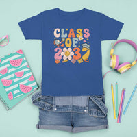 Class Of 2037 T Shirt For Kid Back To School Retro Groove Flower Pencil Apple - Wonder Print Shop