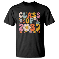 Class Of 2037 T Shirt Back To School Retro Groove Flower Pencil Apple - Wonder Print Shop