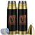 Native American Indian Chief Skull Headdress Vintage USA Flag Bullet Tumbler - Wonder Print Shop
