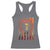 Native American Indian Chief Skull Headdress Vintage USA Flag Racerback Tank Top - Wonder Print Shop