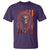 Native American Indian Chief Skull Headdress Vintage USA Flag T Shirt - Wonder Print Shop