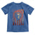 Native American Indian Chief Skull Headdress Vintage USA Flag Toddler T Shirt - Wonder Print Shop
