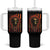 Native American Indian Chief Skull Headdress Vintage USA Flag Tumbler With Handle - Wonder Print Shop
