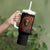 Native American Indian Chief Skull Headdress Vintage USA Flag Tumbler With Handle - Wonder Print Shop