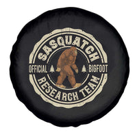 Funny Bigfoot Research Team Spare Tire Cover Retro Official Sasquatch Forest Stroll - Wonder Print Shop