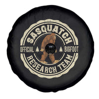 Funny Bigfoot Research Team Spare Tire Cover Retro Official Sasquatch Forest Stroll - Wonder Print Shop