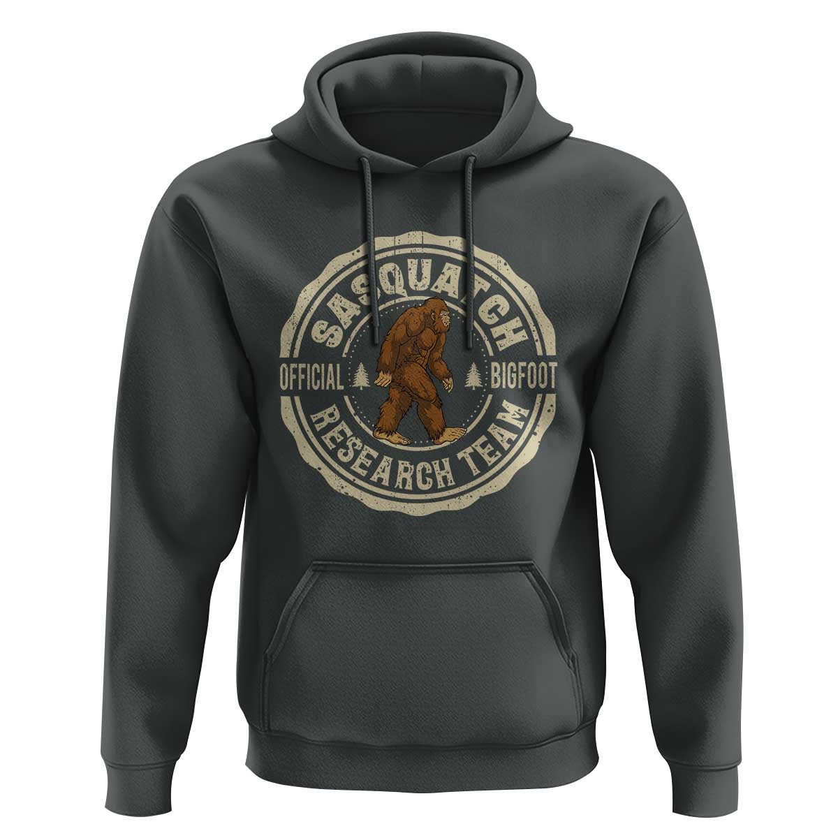 Funny Bigfoot Research Team Hoodie Retro Official Sasquatch Forest Stroll - Wonder Print Shop