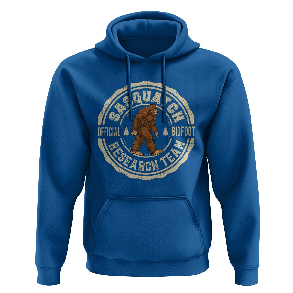 Funny Bigfoot Research Team Hoodie Retro Official Sasquatch Forest Stroll - Wonder Print Shop