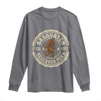 Funny Bigfoot Research Team Long Sleeve Shirt Retro Official Sasquatch Forest Stroll - Wonder Print Shop