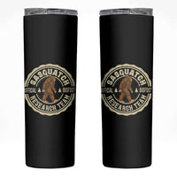 Funny Bigfoot Research Team Skinny Tumbler Retro Official Sasquatch Forest Stroll - Wonder Print Shop