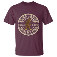Funny Bigfoot Research Team T Shirt Retro Official Sasquatch Forest Stroll - Wonder Print Shop