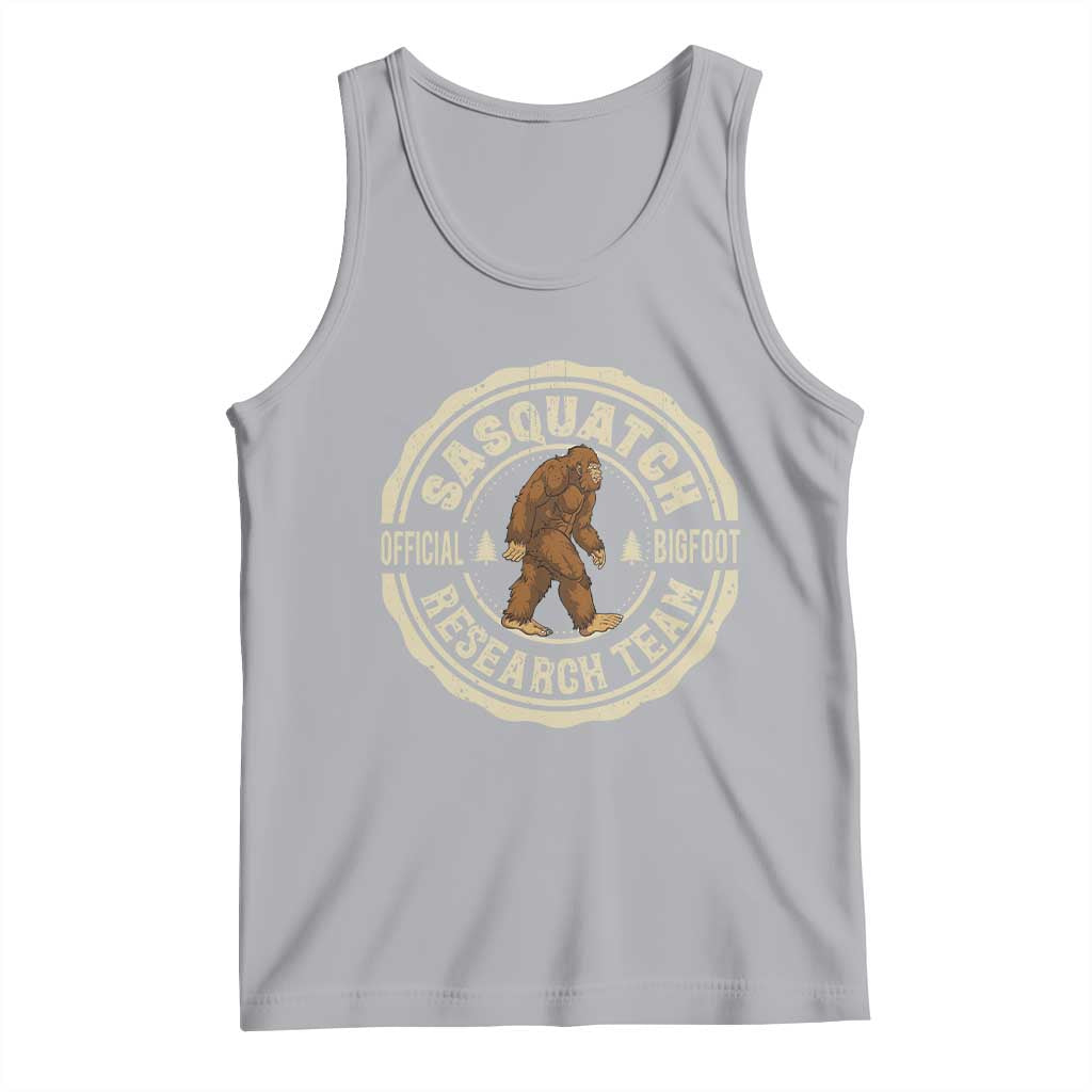 Funny Bigfoot Research Team Tank Top Retro Official Sasquatch Forest Stroll - Wonder Print Shop