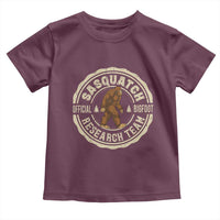 Funny Bigfoot Research Team Toddler T Shirt Retro Official Sasquatch Forest Stroll - Wonder Print Shop