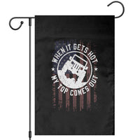 Funny When It Gets Hot My Top Comes Out Garden Flag Off Road Car American Flag - Wonder Print Shop