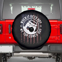 Funny When It Gets Hot My Top Comes Out Spare Tire Cover Off Road Car American Flag - Wonder Print Shop
