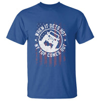 Funny When It Gets Hot My Top Comes Out T Shirt Off Road Car American Flag - Wonder Print Shop