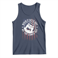 Funny When It Gets Hot My Top Comes Out Tank Top Off Road Car American Flag - Wonder Print Shop