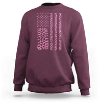 Off Road Car Wheel Pink Leopard Print American Flag Sweatshirt - Wonder Print Shop
