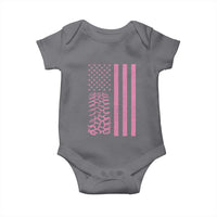 Off Road Car Wheel Vintage Pink American Flag Baby Onesie - Wonder Print Shop