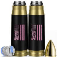 Off Road Car Wheel Vintage Pink American Flag Bullet Tumbler - Wonder Print Shop