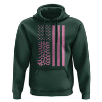 Off Road Car Wheel Vintage Pink American Flag Hoodie - Wonder Print Shop