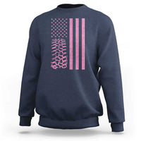 Off Road Car Wheel Vintage Pink American Flag Sweatshirt - Wonder Print Shop